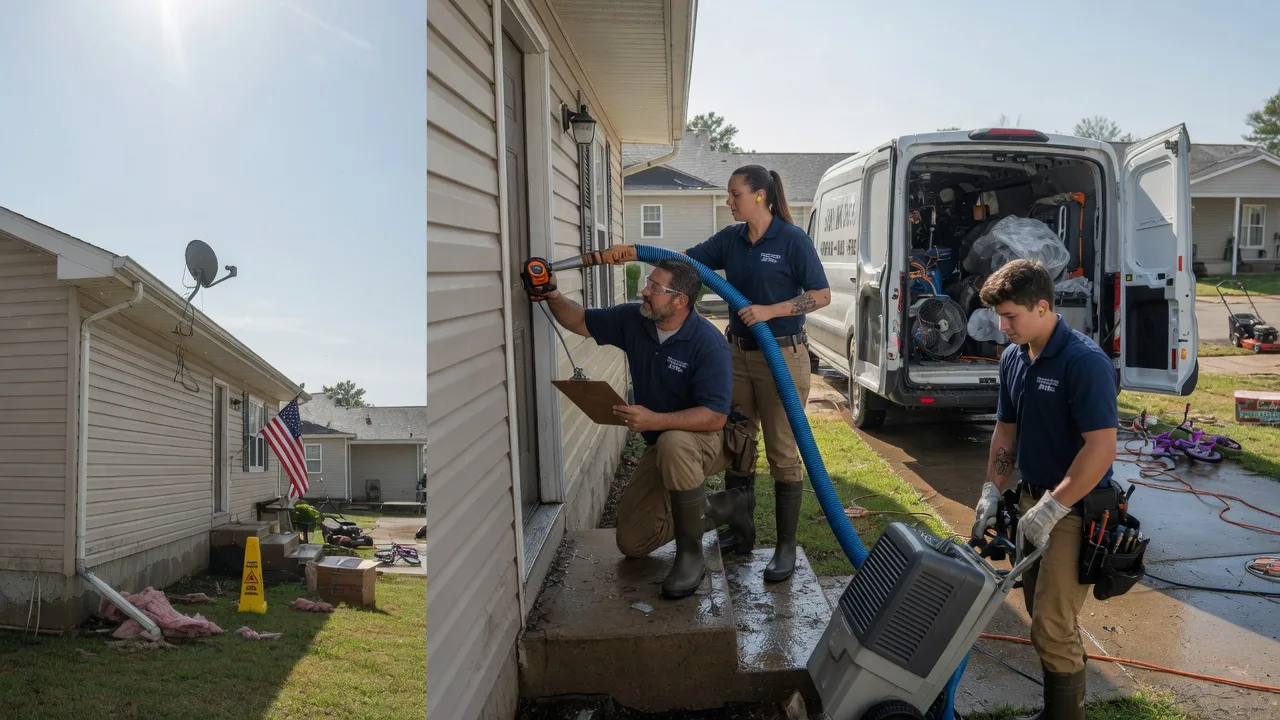 Ceiling Water Damage Restoration in Oshkosh, NE near me
